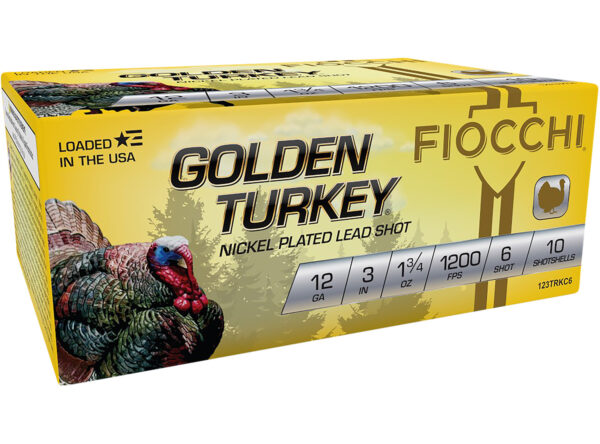 Fiocchi Golden Turkey 12ga 3in 1-3/4oz #6 – 10rd