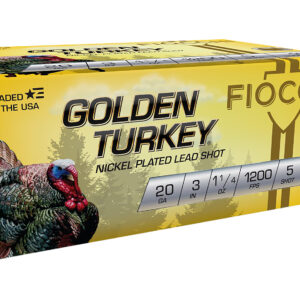 Fiocchi Golden Turkey 20ga 3in 1-1/4oz #5 10rd