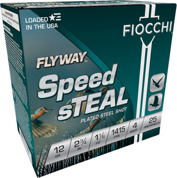 157278 Fiocchi Flyway Speed Steel 12ga 2.75in 1-1/8oz #4 25rd