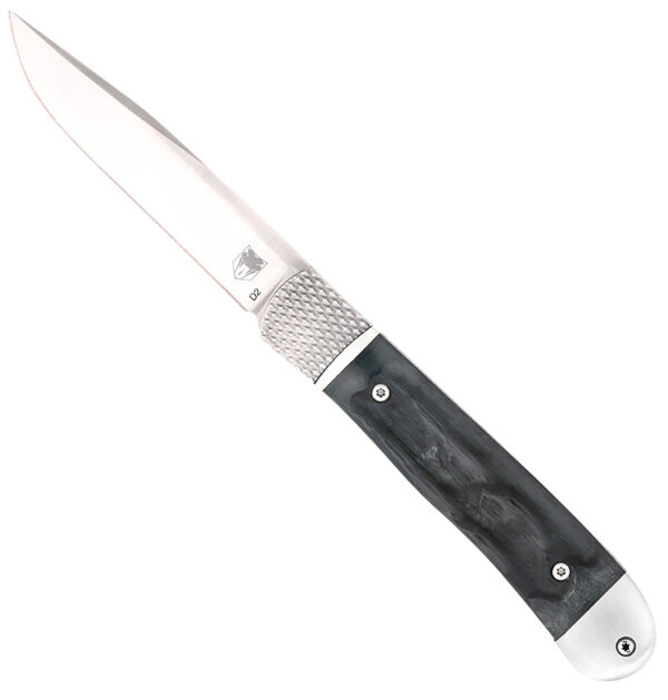157304 CobraTec Trapper Hidden Release Automatic Knife, Black Bone