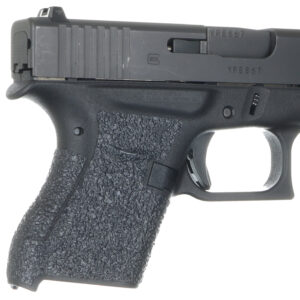 Talon Grips EV04R Adhesive Black Rubber Grip — Fits Glock 42/43