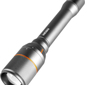 NEBO Davinci 1000 Flashlight Gray, 100/400/1,000 Lumens