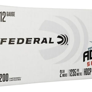 Federal AS12H75 12 Gauge 2.75″ 1-1/8 oz #7.5, 200/Box