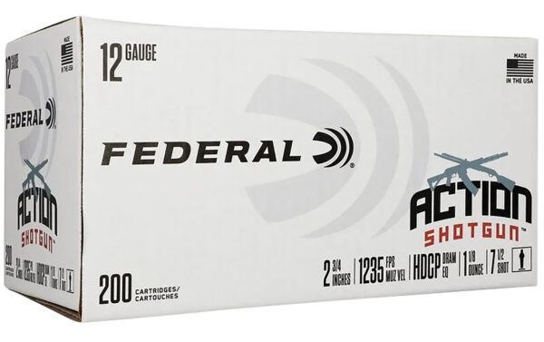 157548 Federal AS12H75 12 Gauge 2.75″ 1-1/8 oz #7.5, 200/Box