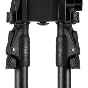 Mdt Sporting Goods Inc 105561BLK GRND-POD  Black 4.50″-9″ Carbon Fiber/Aluminum, Adj. Throw Lever, 4 Leg Postitions, Fits ARCA Rail & RRS Dovetail