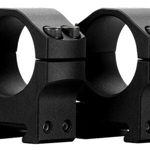Mdt Sporting Goods Inc 103548BLK Premier Scope Ring Set Black Aluminum 34mm Tube, 1″ Medium