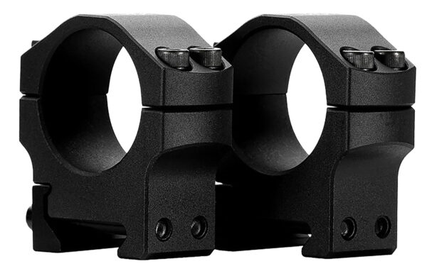 157620 Mdt Sporting Goods Inc 103548BLK Premier Scope Ring Set Black Aluminum 34mm Tube, 1″ Medium