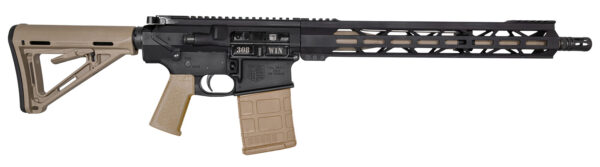 Diamondback DB105AC221 DB10  308 Win 20+1 16″ FDE Chromoly Barrel, Black Rec/M-Lok Handguard, FDE Magpul Carbine Stock/K2 Grip