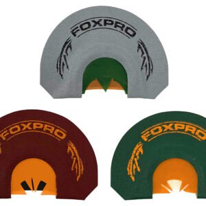 Foxpro Beardtaker 3-Pack Diaphragm Turkey Calls Gray/Green/Red