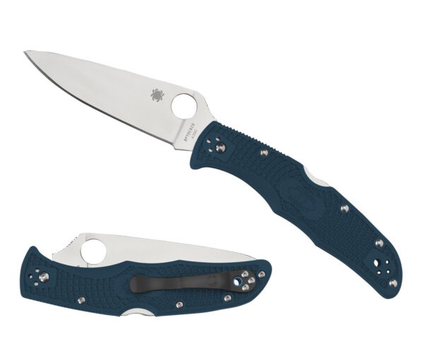 158034 Spyderco Endura 4 Lightweight K390 3.80in Blue