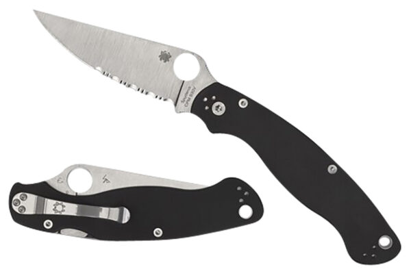 158047 Spyderco Military 2 C36GP2 4″ CPM S30V Plain Blade Knife