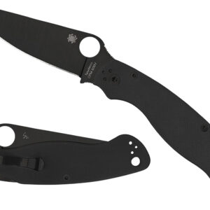 Spyderco Military 2 C36GPBK2 — 4″ CPM S30V Black DLC