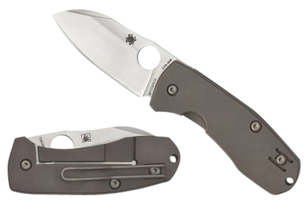 158074 Spyderco Techno 2 C158TIP2 — 2.52in Sheepsfoot Knife