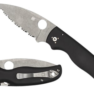 Spyderco Shaman C229GS 3.58″ Serrated Folding Knife