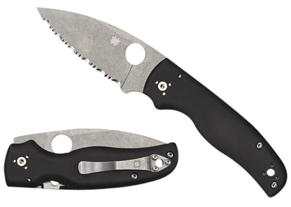 158082 Spyderco Shaman C229GS 3.58″ Serrated Folding Knife