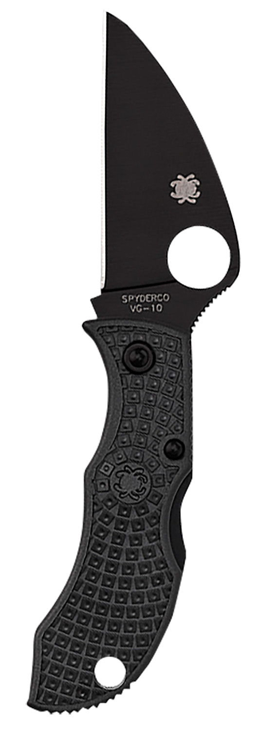 158096 Spyderco Manbug 1.91in Wharncliffe VG-10 TiCN Blade