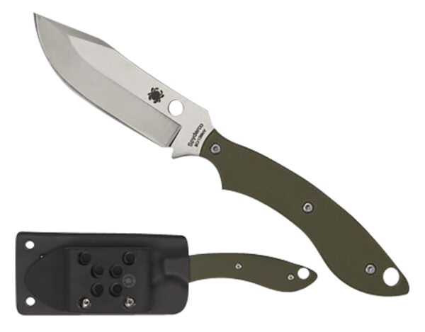 158099 Spyderco Stok Bowie 2.95-inch Fixed Blade Knife