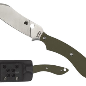 Spyderco Stok Drop Point — 2.95″ Blade, Olive Drab G-10