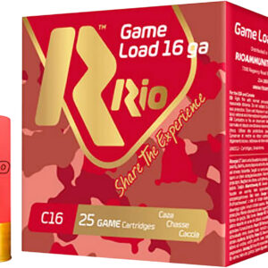 Rio RCHV168 16 Gauge 2.75″ 1 1/8oz #8 Shot – 25/Box
