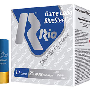 Rio Ammunition Game Load BlueSteel 12ga 2-3/4″ #7 25/Box