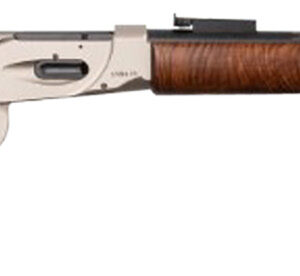 Gforce Arms GFLVRNKLS Saddlehorn  410 Gauge 2.5″ 9+1 20″ Nickel Barrel/Rec, Turkish Walnut Stock, Adj. Fiber Optic Sights