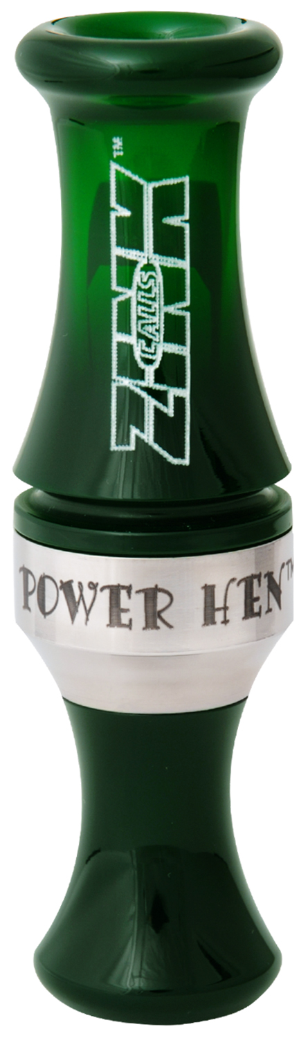 Zink PH-2 Duck Call Poly Double Reed Mallard Green