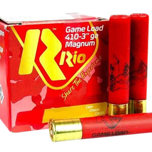 Rio Ammunition RCHV368 .410 Bore 3 in #8 Shot, 25/Box