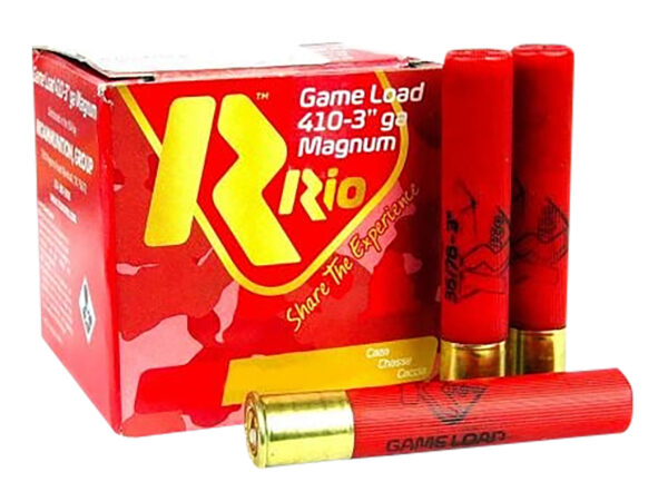 Rio Ammunition RCHV368 .410 Bore 3 in #8 Shot, 25/Box