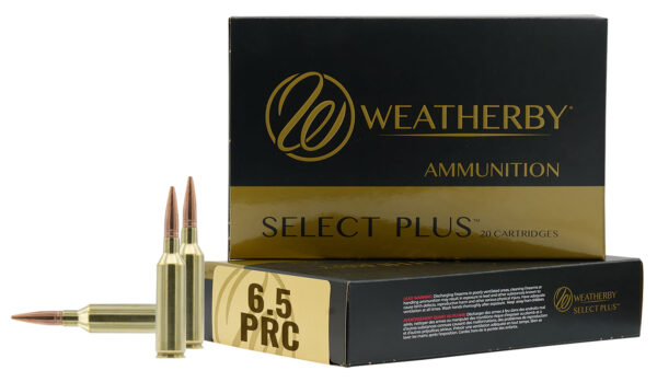 158527 Weatherby Select Plus 6.5 PRC 130gr Scirocco – 20rd Box