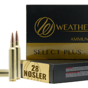 Weatherby Select Plus .28 Nosler 163 gr Hammer Custom 20/Box