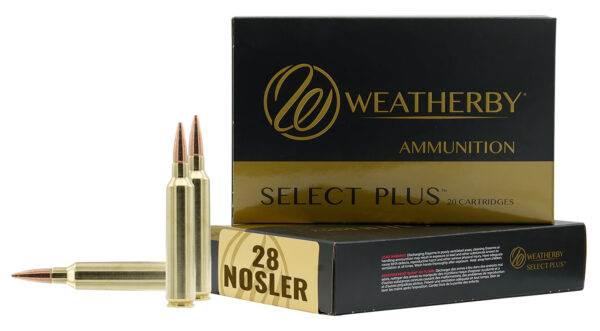 158532 Weatherby Select Plus 28 Nosler 180gr Berger VLD 20rd