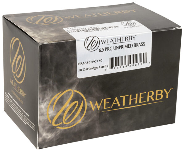 158540 Weatherby 6.5 PRC Unprimed Brass Cases – 50/Box