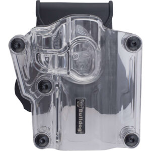 Bulldog Max Multi-Fit Polymer Paddle Holster – Transparent Clear RH