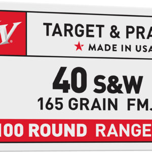 Winchester USA .40 S&W 165 gr FMJ 100rd