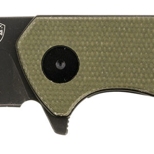 Templar Knife Paladin Folder, Green Micarta D2