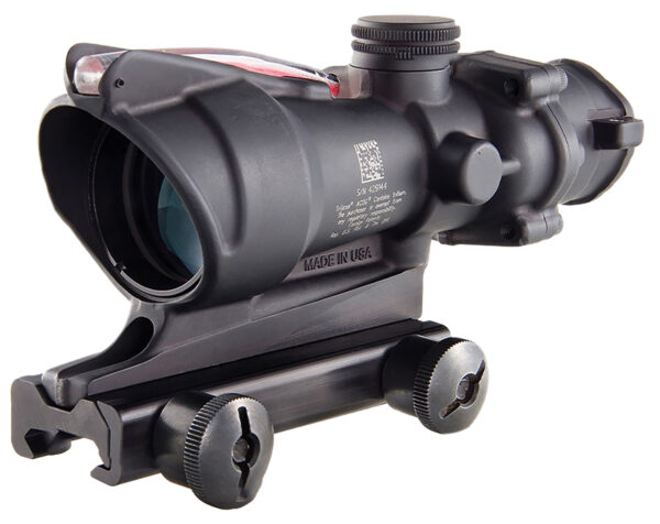 159164 Trijicon TA31D100288 ACOG Matte Black 4x32mm Illuminated Red Chevron .223/5.56 BDC Reticle