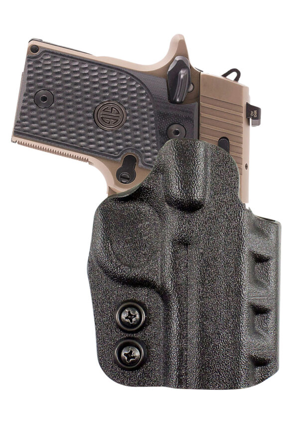 DeSantis Pegasus Cazzuto OWB Kydex Paddle Holster — Black RH