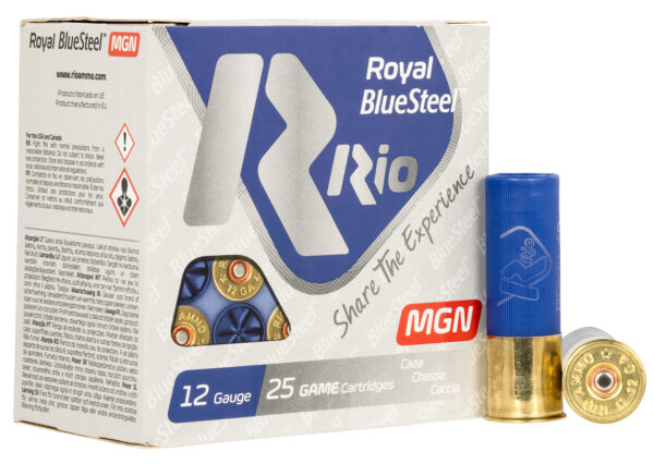 159301 Rio Ammunition Royal BlueSteel Magnum 12 Gauge 3″ 1-3/8 oz 25/Box