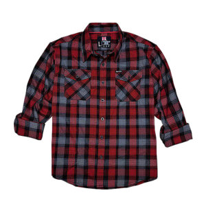 HORIZON DESIGN Hornady Gear 32196 Flannel Shirt 3XL Red/Black/Gray