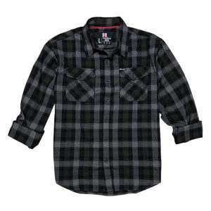 HORIZON DESIGN Hornady Gear Flannel Shirt, Large, Olive/Black/Gray