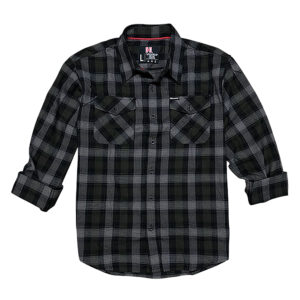 HORIZON DESIGN Hornady Gear 32215 Flannel Shirt Olive/Black/Gray