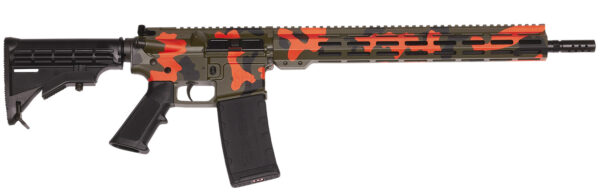 159857 Great Lakes Firearms GL15223MCMP AR-15 Mission 223 Wylde 30+1 16″, Deer Camp Camo Rec/15″ M-Lok Handguard, Black Carbine Stock & A2 Grip, Muzzle Brake