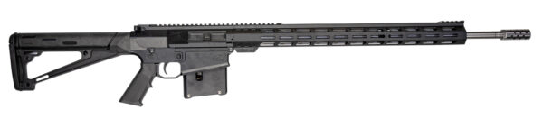 Great Lakes Firearms GL10LA30-06SSBLK AR-10  30-06 Springfield 5+1 24″, Black, 20″ M-Lok Handguard Fixed Hogue OverMolded Stock, A2 Grip, Muzzle Brake