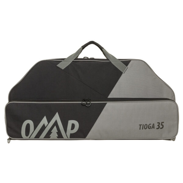 1601031_1 October Mountain Tioga 35 Bow Case Black/Grey 35 in.