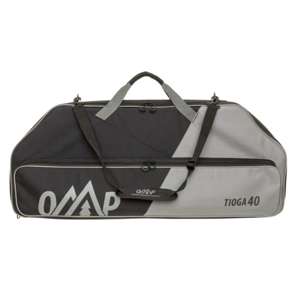 1601032_1 October Mountain Tioga 40 Bow Case Black/Grey 40 in.