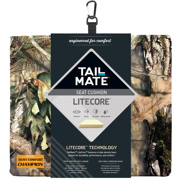 1601527_1 Tail Mate LiteCore Seat Cushion Mossy Oak