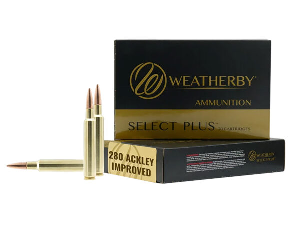160243 Weatherby .280 Ackley Improved 168 gr JHP – 20rd Box