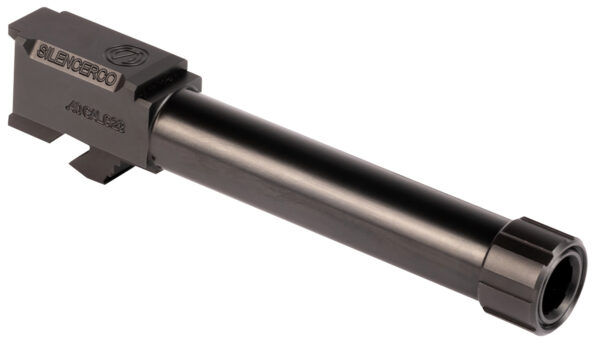 SilencerCo AC1757 Glock  40 S&W 4.50″ Threaded Black Nitride Stainless Steel, Fits Glock 23