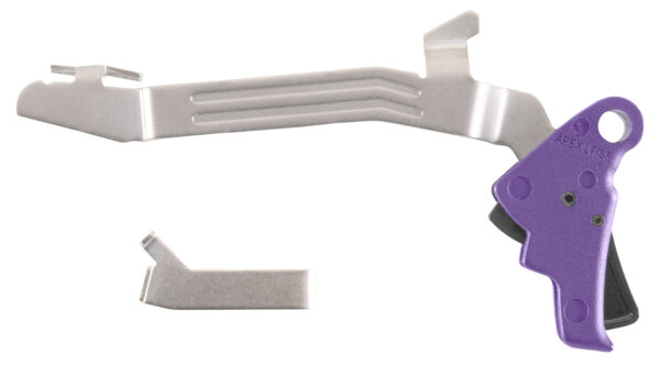 160341 Apex Tactical 102P117PUR Action Enhancement Slim Purple Drop-In Compatible w/Glock 43/43X/48