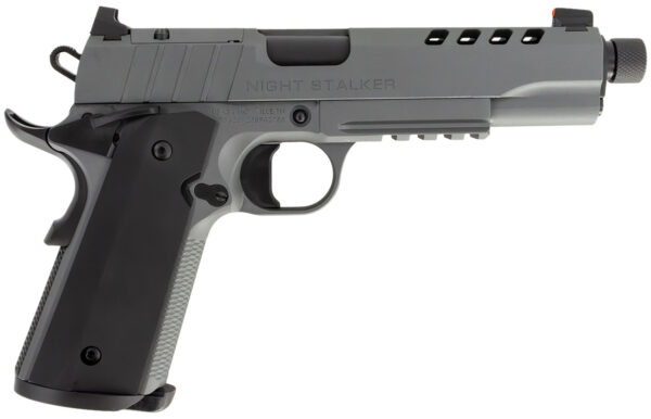 160453 Tisas 1911 Night Stalker SF 9mm 5 in Threaded Barrel